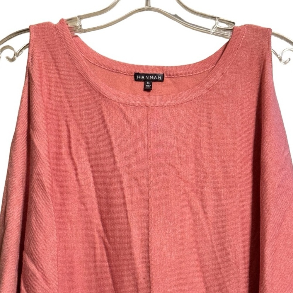 Hannah‎ Cold Shoulder Pink Sweater - Picture 2 of 7